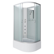 Душевая кабина Niagara Classic NG-2310-14LBKG 120x80x200 стекло матовое/профиль серебро