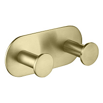 Вешалка с 2-мя крючками Timo Saona 13014/17 золото матовое