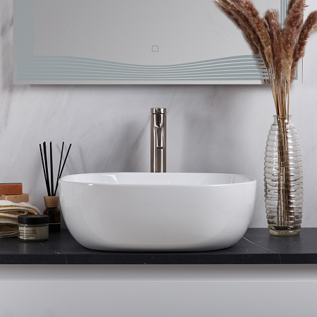 Раковина накладная BelBagno BB1301 42.5x42.5x14.5 белый