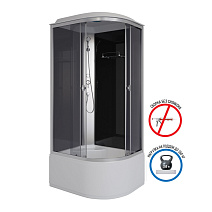 Душевая кабина Niagara Eco E100/70/40L/TN 100x70x215 L стекло тонированное/профиль серебро