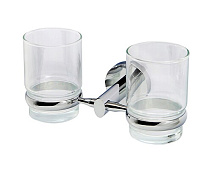 Стакан WasserKRAFT Rhein K-6228D двойной, хром