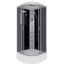 Душевая кабина Niagara Classic NG-3501-14F 90x90x215 стекло тонированное/профиль серебро