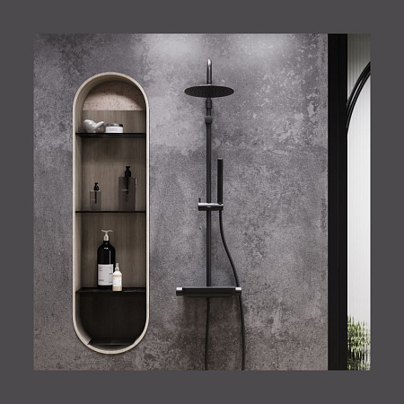 Душевая стойка Damixa Scandinavian Pure 936750300 черный