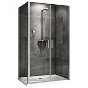Душевой уголок ABBER Sonnenstrand AG04100C-S75 прозрачное/хром
