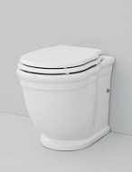 Чаша для унитаза приставного ArtCeram Hermitage HEV005 01;00 белый глянцевый