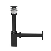 Сифон для раковины E.C.A. 102119055C1EX черный матовый