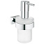 Дозатор Grohe Essentials Cube 40756001 для мыла с держателем - фото 1
