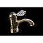 Смеситель Boheme Crystal 281-CRST для раковины, золото - фото 3