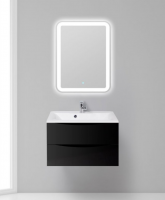 Мебель для ванной BelBagno Marino MARINO-800-2C-SO-NL-P + BB800/450-LV-MR-PR 80 nero lucido