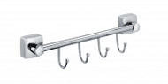 Вешалка Fixsen Kvadro FX-61305B-4 хром