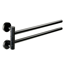 Полотенцедержатель двойной Migliore Fortis 31765 L35 черный матовый