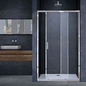 Душевая дверь Vincea Alpha VDS-3AL140CL 140x190 прозрачное/хром