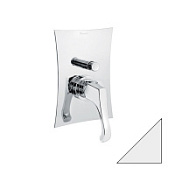 Смеситель Emmevi Ares 76019BIO для душа, белый матовый