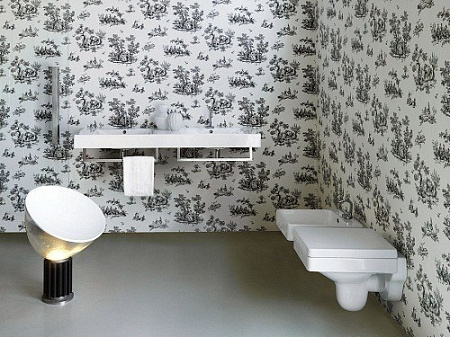 Раковина Kerasan Cento 353601*1 140 двойная, белый