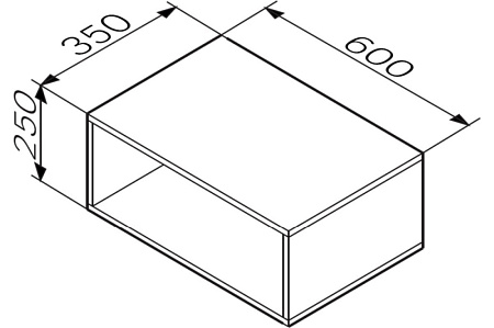 Ниша Am.Pm Func M8FOH0601OF 60 дерево текстурированное
