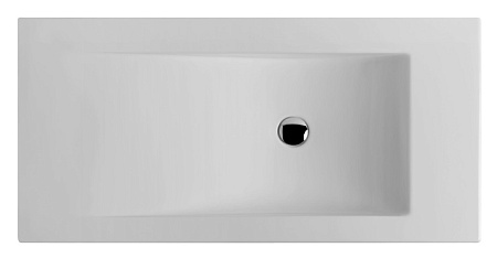Раковина Simas Frozen FZ 12 bia 100x50x13 без отверстия под смеситель, белый
