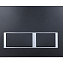 Клавиша смыва для инсталляции Esbano PRK-12MB черный матовый - фото 1
