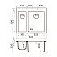Кухонная мойка Omoikiri Bosen 59-2A-GB 59x50x20 графит - фото 2