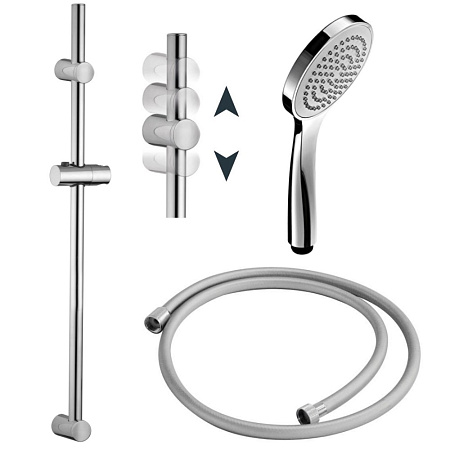 Душевой гарнитур Palazzani 9920N410G хром