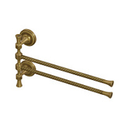 Полотенцедержатель Migliore Fortuna 27674 двойной поворотный L32 x h19, бронза