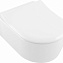 Унитаз подвесной Villeroy & Boch Avento 5656RS01 с сиденьем микролифт SlimSeat, alpin - фото 6