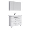 Мебель для ванной Aqwella Аллегро Agr.01.10/3 105 напольная, 3 ящика,  белая - фото 1