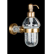 Дозатор для жидкого мыла Boheme Murano Cristal 10912-CRST-BR бронза
