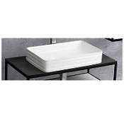 Столешница Cezares Cadro CADRO-140-HPL-NRM 140x46 nero magma