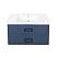 Тумба под раковину La Fenice Cubo TWIN FNC-01-CUB-BG-100-2 два ящика, Blu Grigio синий матовый