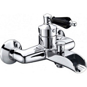 Смеситель Boheme Vogue 223-BSW для ванны с душем, хром/черный Swarovski