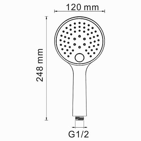 Душевая лейка WasserKRAFT A060