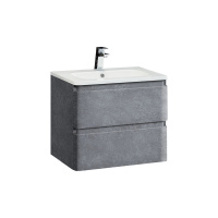 Тумба с раковиной Vincea Alba VMC-1A 60 подвесная, 2 ящика, Stone