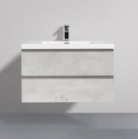 Тумба с раковиной BelBagno Luce LUCE-1000-2C-SO-ST Stucco Cemento Leggero