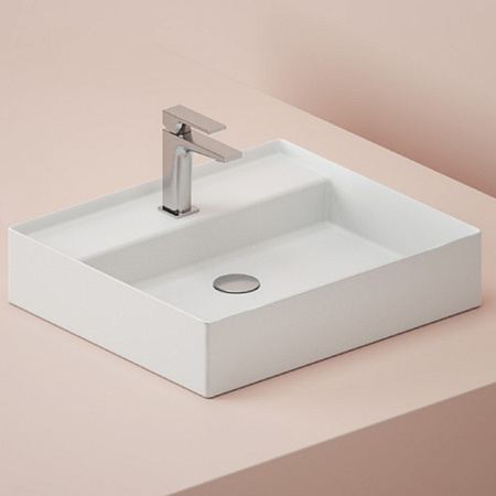 Раковина ArtCeram Scalino SCL007 05;00 55х48 белый матовый