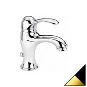 Смеситель Emmevi Harmony 22003NO для раковины, черный/золото