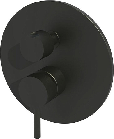 Смеситель Paffoni Light LIG018NO для душа, черный матовый