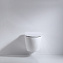 Унитаз подвесной beWash Minimal BKWHR003480 с системой микролифт, белый глянцевый - фото 5