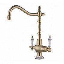Смеситель Zorg Sanitary ZR 336 YF-50 BR для кухонной мойки, бронза