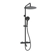 Душевая стойка WasserKRAFT Elbe A288.160.078.BM Thermo черный матовый