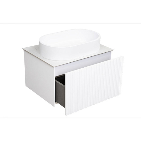 Тумба под раковину La Fenice Terra FNC-01-TER-B-60 Bianco белый матовый