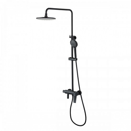 Смеситель Lemark Bronx LM3762BL для ванны с душем, черный 
