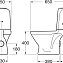 Унитаз-компакт Gustavsberg Nordic 2310 c стандартной крышкой-сиденьем - фото 4