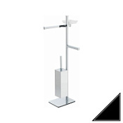 Стойка с аксессуарами Stil Haus Urania U21m(23) черный матовый