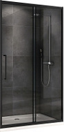 Душевая дверь ABBER Schwarzer Diamant AG30130BH прозрачное/черный
