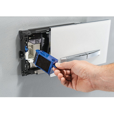 Модуль Geberit DuoFresh 115.050.21.1 с автоматическим пуском и приемником для цилиндриков