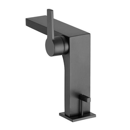 Смеситель Keuco Edition 11 51102130000 для раковины, хром черный шлифованный