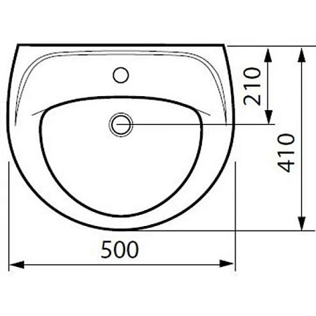 Раковина Jika Lyra 8142700001041 50х41x28 белый