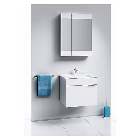 Тумба с раковиной Aqwella Бриг Br.01.06/1/W 60 подвесная, белая