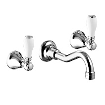 Смеситель Palazzani Porter 55325210 для раковины на 3 отверстия, хром