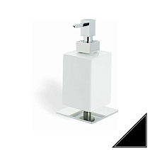 Дозатор для жидкого мыла Stil Haus Urania 618(23-BI) черный матовый/белый Дозатор для жидкого мыла Stil Haus Urania 618(23-BI) черный матовый/белый